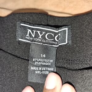 NYCC Black Trouser Pants